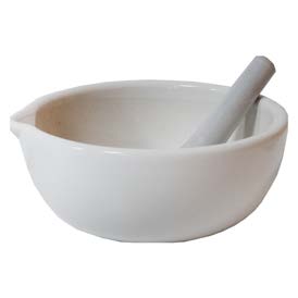 PORCELAIN MORTAR and PESTLE